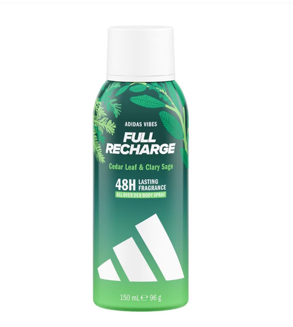 Deodorant Spray De Corp Adidas Vibes Full Recharge 150 ml
