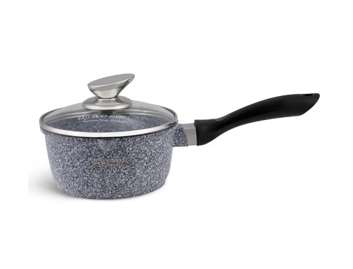 Cratita Aluminiu Acoperit Cu Ceramica-Granit Cu Capac Edenberg 18 Cm 1.9l