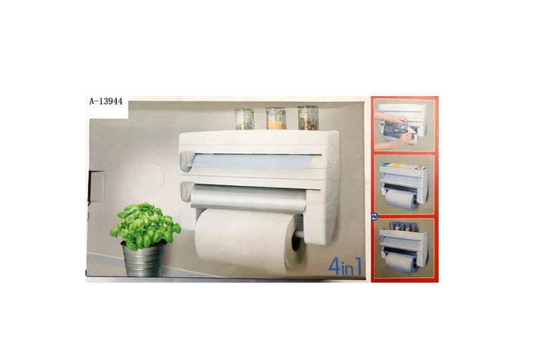 Suport Hârtie Bucătărie PVC A-13944 WEI