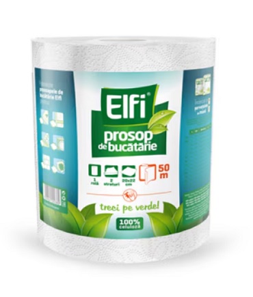 Prosop de bucatarie Elfi 2 straturi 50m