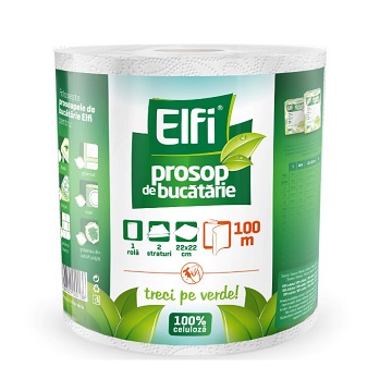 Prosop de bucatarie Elfi 2 straturi 100m