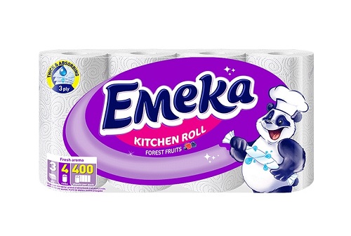 Prosoape de hartie Emeka Forrest Fruits 3 straturi 4 role