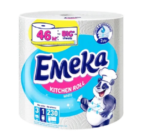 Prosop hartie Emeka White 3 straturi 46 metri