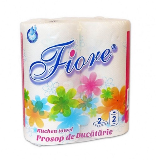 Prosoape hartie bucatarie Fiore 2 straturi 2 role 