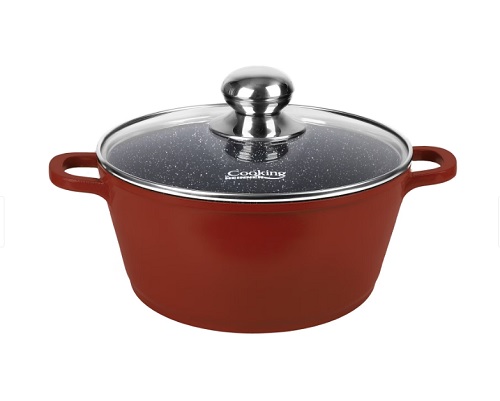 Cratita cu capac Cooking by Heinner Calabria aluminiu 22X9.5cm 3L