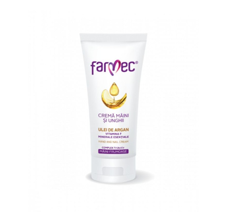 Crema MAINI SI UNGHII Farmec ARGAN VITAMINA F 100ml