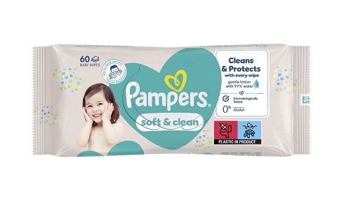 Servetele Umede Pampers Baby Soft Clean 60 bucati