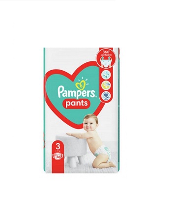 Scutece Copii Pampers  Pants nr.3 6-11kg 56buc