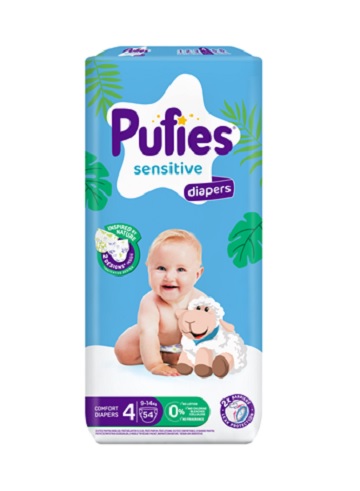 Scutece Pufies Fashion & Nature Nr.4 9-14kg 54buc