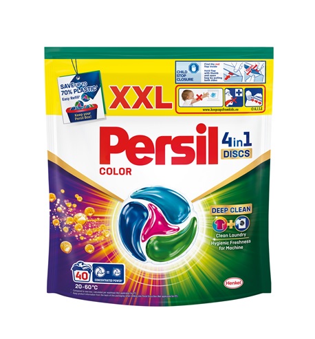 Detergent de rufe capsule Persil Power Caps Color 40 buc