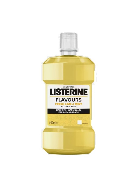 LISTERINE APA GURA 500ML FRESH LIME&MINT 