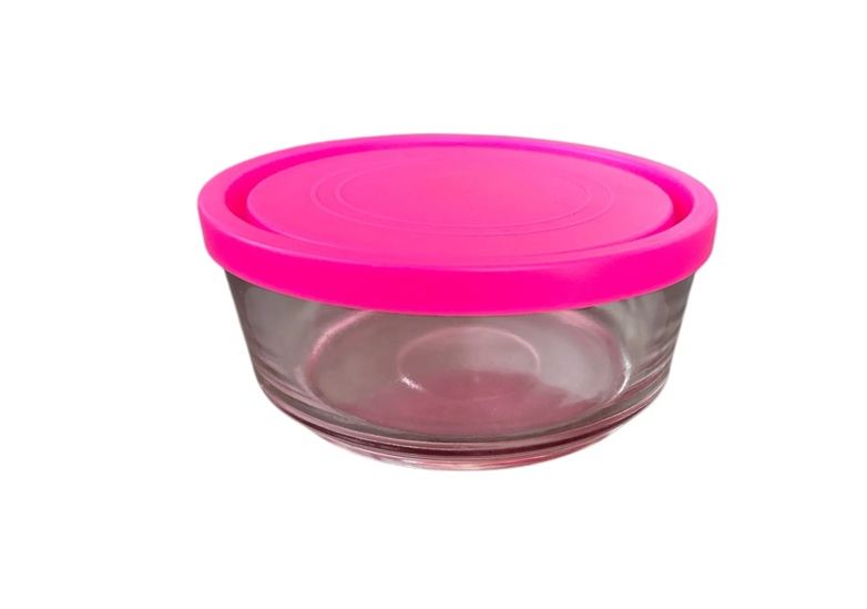 CASEROLA STICLA CU CAPAC PLASTIC 15-800ML