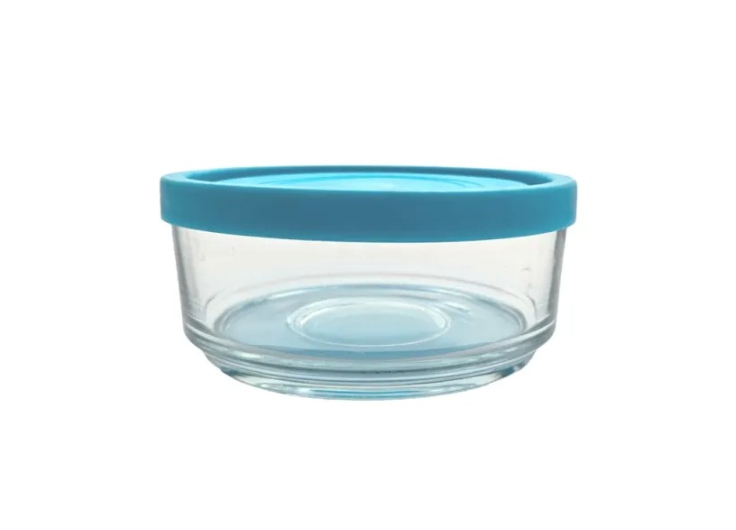 CLINO CASEROLA STICLA CU CAPAC PLASTIC 12 