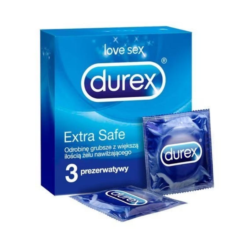 Durex Prezervative  EXTRA SAFE 3BUC/SET