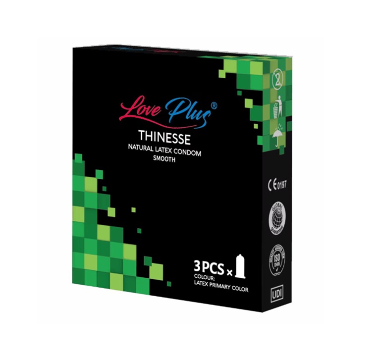 Love Plus Prezervative THINESSE 3 buc/set