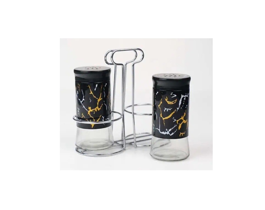 Solniță 2Pcs+Suport Sticlă+Fier A-14173 WEI