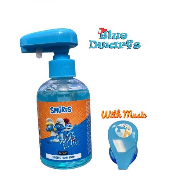 Sapun lichid cu pompita muzicala Sence The Smurfs 250ml