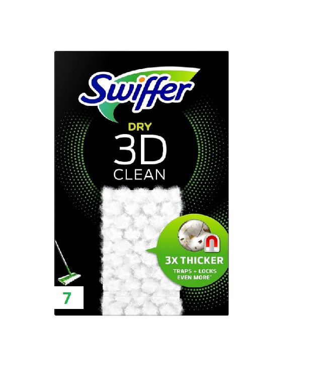 Rezerva uscata mop 3D Swiffer 7 bucati
