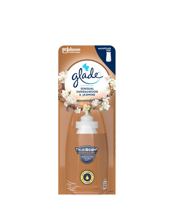 GLADE SENSE&SPRAY REZERVA 18ML SENSUAL SANDALWOOD 