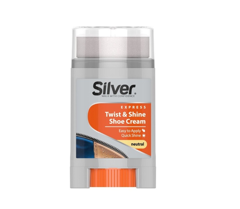 Crema Pantofi Silver 50ml Twist & Shine Neutral