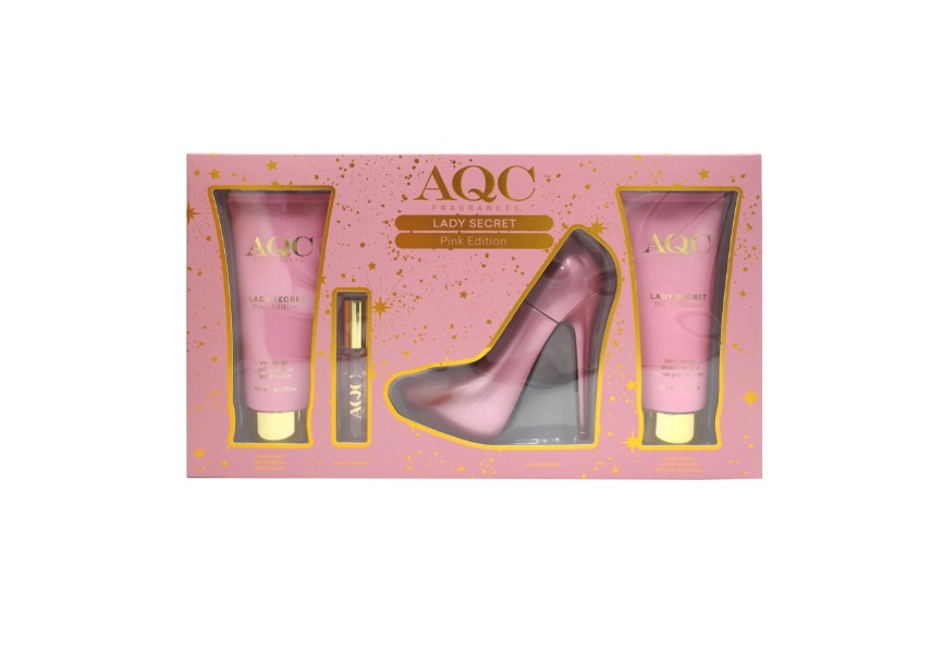 AQC Caseta Cadou (Sg120 ml+Bl120 ml+Edt100 ml+Edt15 ml) Lady Secret Pink