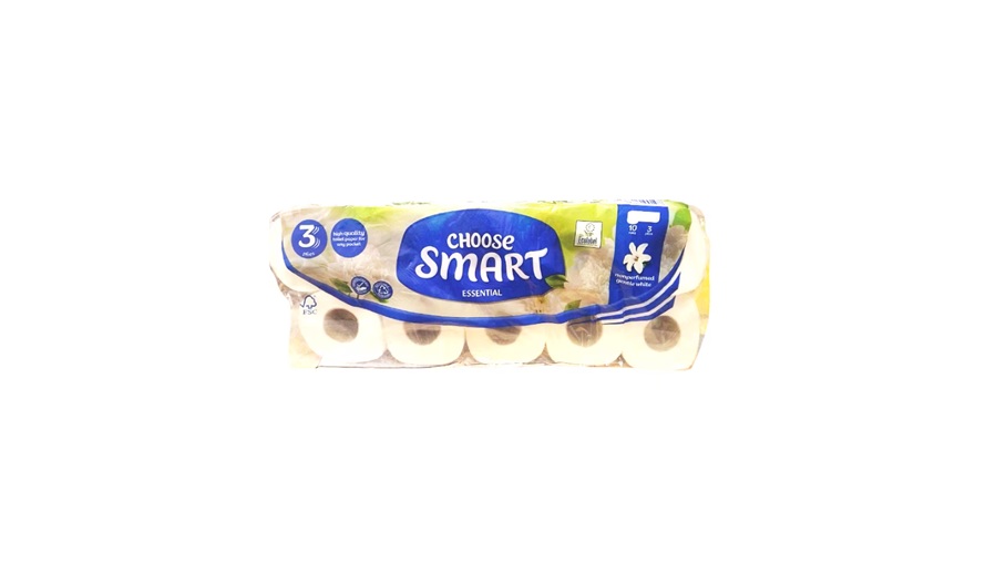 SMART ESSENTIAL HARTIE IGIENICA 3STR 10ROLE WHITE 