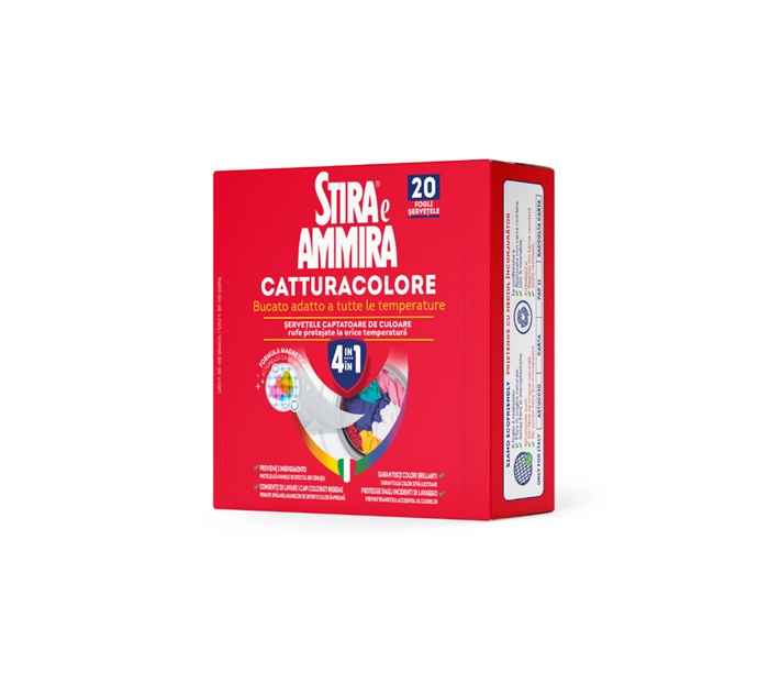 STIRA E AMMIRA SERVETELE CAPTATOARE CULOARE 20BUC 