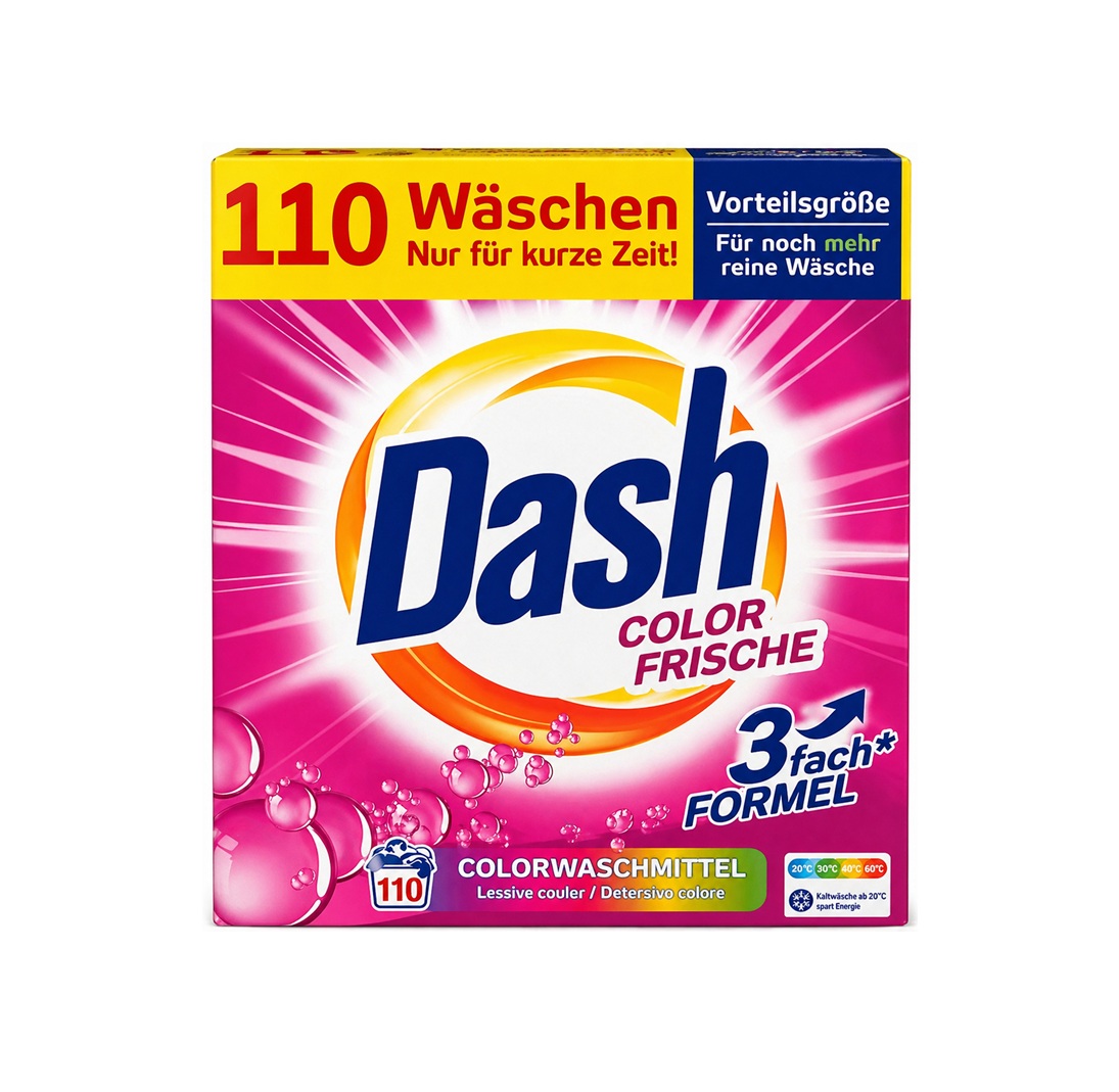 Dash detergent automat 110 sp 5.5 kg color