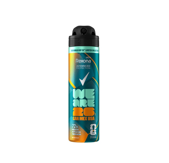 Rexona Antiperspirant Deo 150 Ml Men Advanced Ultra Fresh Fifa