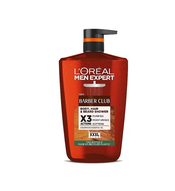 Gel Duș 3în1 Barber Club 1000ml L'Oreal Men Expert