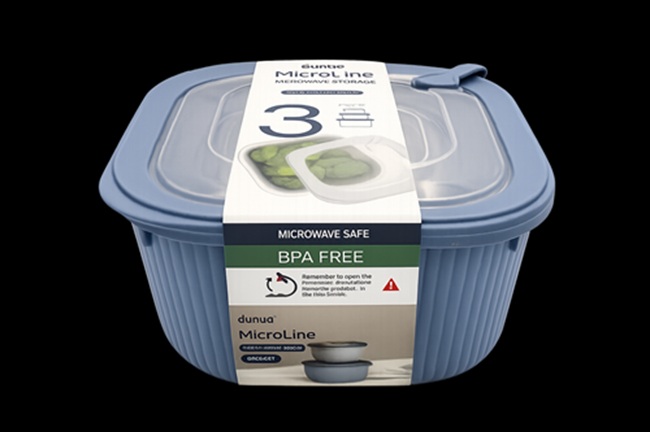 Set 3 Cutii Alimentare Pătrate DNY 30909 Clino