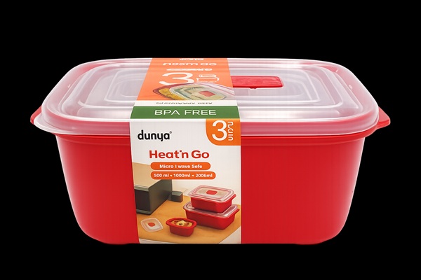 Set 3 Cutii Alimentare Termo Dreptunghiulare DNY 31246 Clino