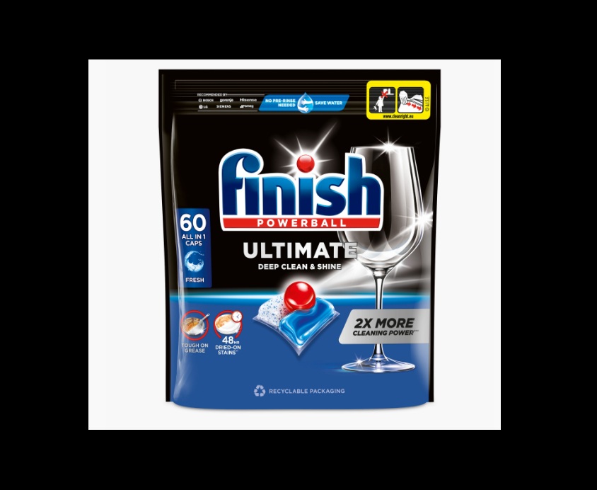 Finish  Capsule pentru Mașina de Spălat Vase Quantum Ultimate 60 Buc