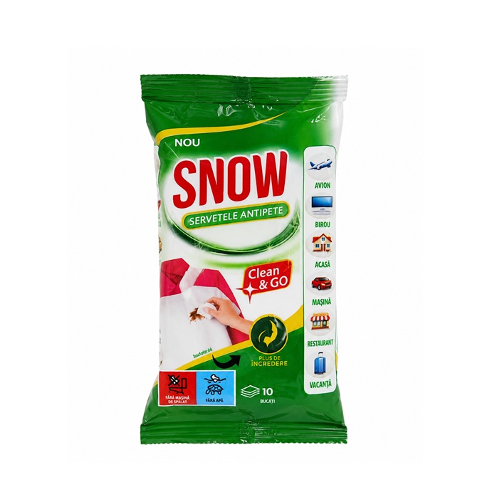Snow Șervețele  Antipete 10 Buc