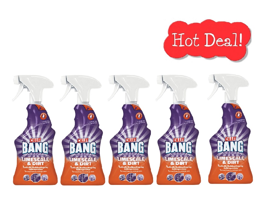 Pachet promo 5 X Solutie Baie Cillit Bang 750ml