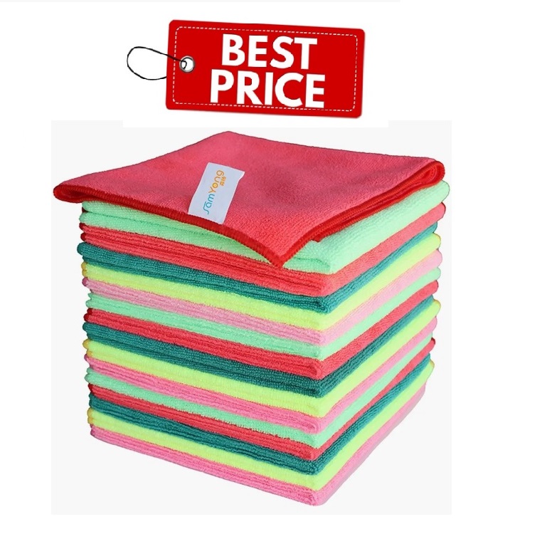Lavete Microfibra tivite Horeca 40x40cm Clino 10 bucati/set diverse culori 