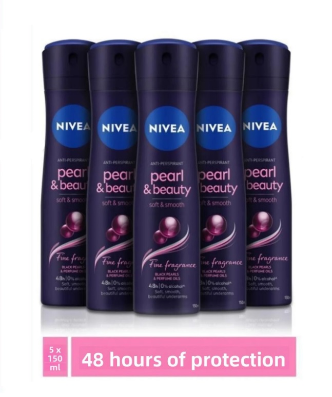 Pachet promo 5 X Deodorant Nivea Pearl Beauty Soft Smooth 150 ml