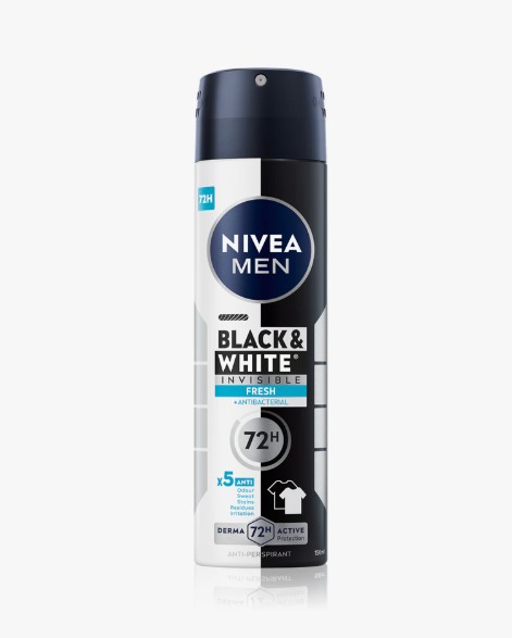 Deodorant Nivea Men Invisible Black and White Fresh 150 ml