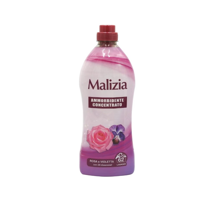 Balsam pentru Rufe, Malizia, 1.25 L Trandafir si Violeta 62 spalari 