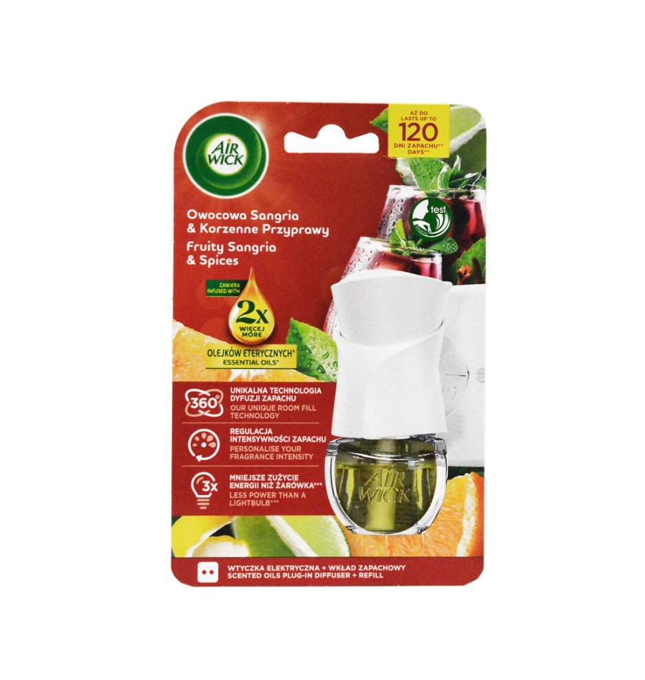 Air Wick | Odorizant aparat electric Sangria 19ml 