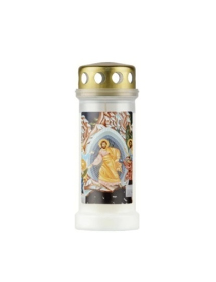 Candela Bolsius plastic capac BO nr 6 Cap  invierea Domnului A/R