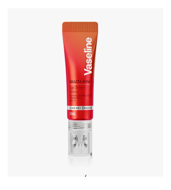 Vaseline Loțiune Serum Gloss pentru Buze Gluta-Hya Cherry Crush 10 ml
