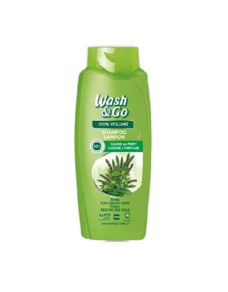 WASH&GO SAMPON 675ML HERBS 