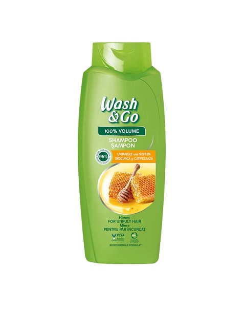 WASH&GO SAMPON 675ML MIERE 