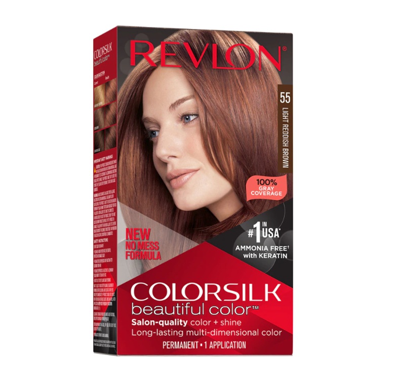 Vopsea Par Revlon Color Silk REDDISH BROWN 55