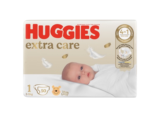 Scutece Extra Care Huggies 2-5 Kg 50buc nr.1