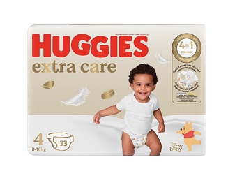 Scutece Extra Care Huggies 8-16 Kg 33 buc nr.4
