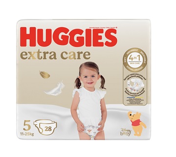 Scutece Extra Care Huggies 11-25 Kg 28 buc nr.5