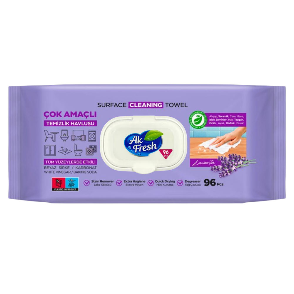 Servetele umede multisuprafete lavanda AK Fresh 96 buc