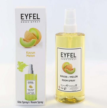 Spray camera odorizant Eyfel Pepene galben 400ml